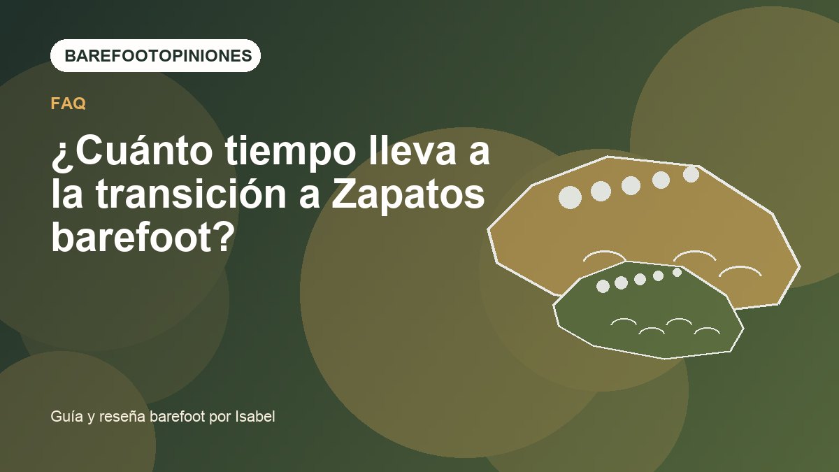 Imagen destacada de ¿Cuánto tiempo lleva a la transición a Zapatos barefoot?