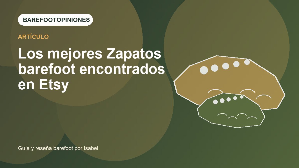 Imagen destacada de Los mejores Zapatos barefoot encontrados en Etsy