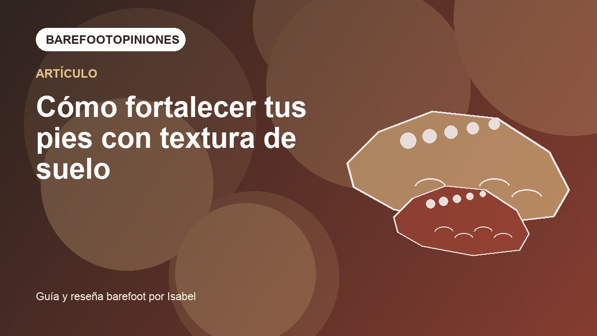 Imagen destacada de Cómo fortalecer tus pies con textura de suelo