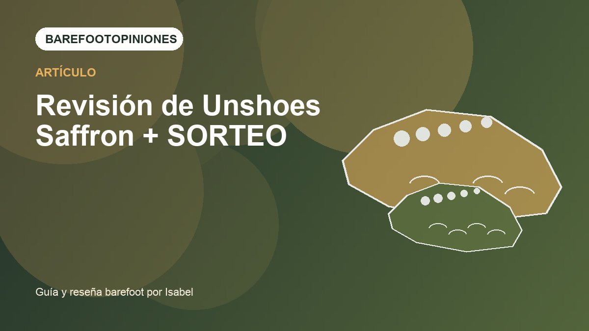 Imagen destacada de Revisión de Unshoes Saffron + SORTEO